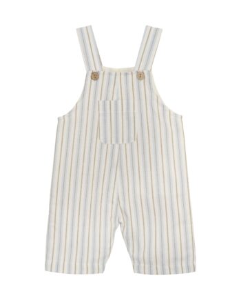 Huttelihut Woven Stripe Overalls  Silver Sage 56 Cm