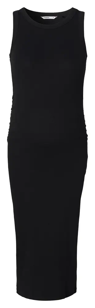 Inaya Rib Kjole Black