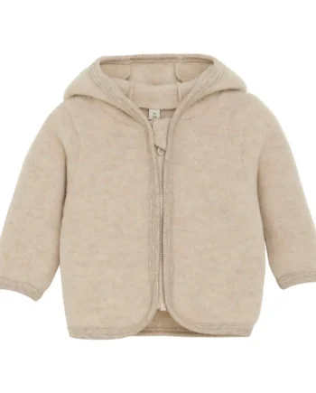 Cardigan    ører Uld Fleece Camel Melange 56