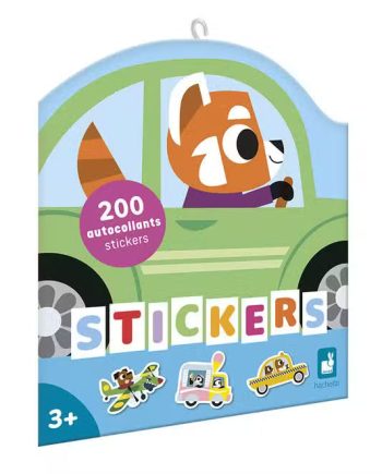 Janod Klistermærker Køretøjer 200 Stk