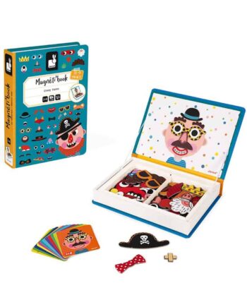 Janod Magnetibook  Boyâ   Crazy Faces