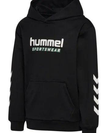 Jr Logo Hoodie Black 122 128