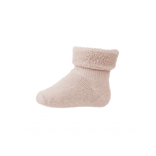Klassisk Babystrømpe Merinould Rose Dust 15 16
