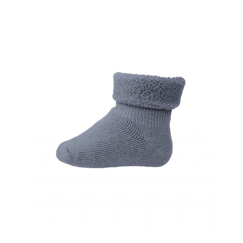 Klassisk Babystrømpe Merinould 15 16 Stone Blue