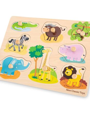 Knoppuslespil Safari New Classic Toys