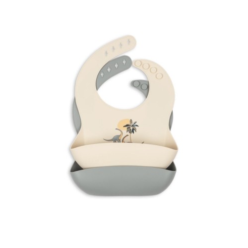 Konges Sløjd   -pak Baby Bib Silikone  Dino