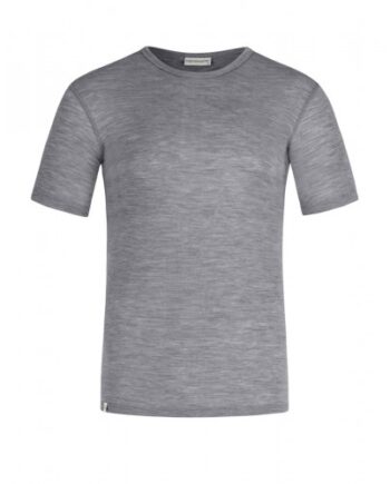 Kortærmet  -shirt Til Herre   100  Merino Uld  1x1 Rib