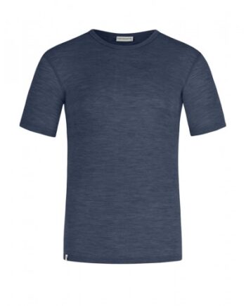 Kortærmet  -shirt Til Herre   100  Merino Uld  1x1 Rib