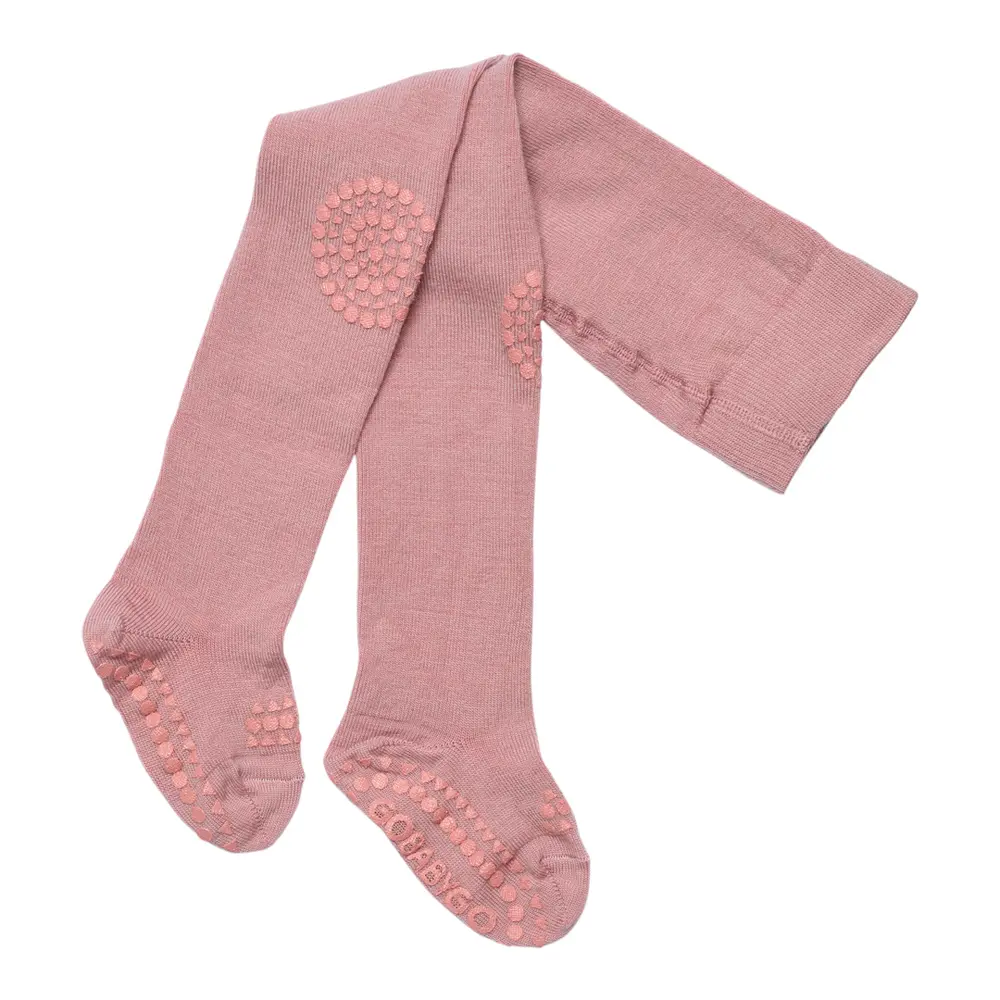 Kravle Strømpebukser Uld Rose Blush -12 Mdr