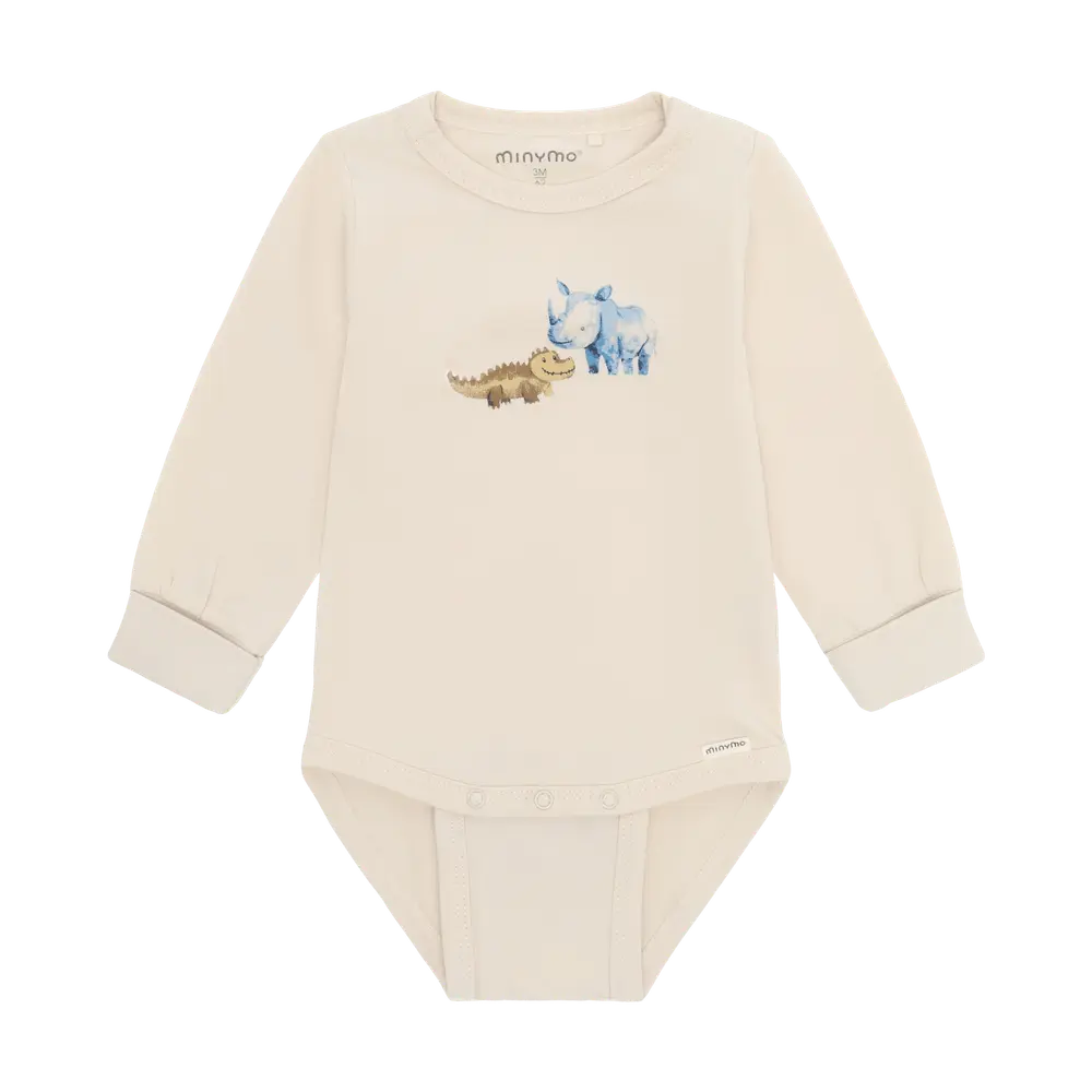 Langærmet Body White Swan 80