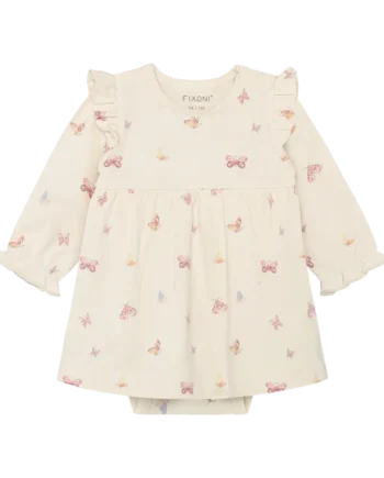 Langærmet Bodykjole Bleached Mauve 62