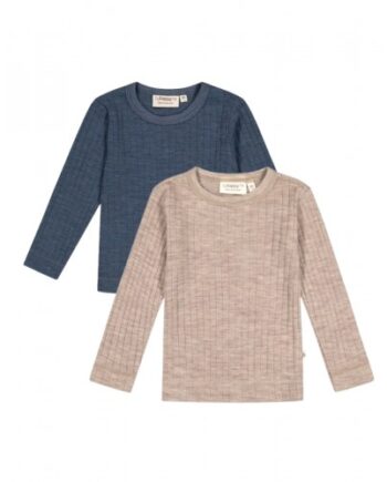 Langærmet  -shirt   100  Merino Uld  Oeko-texâ   -pak