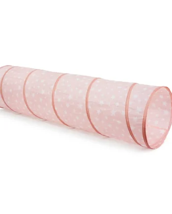Legetunnel  Rosa    Hvide Stjerner