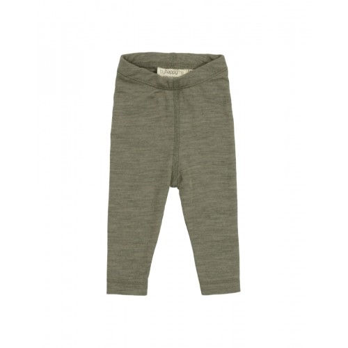 Leggins   100  Merino Uld Til Baby Og Børn Moss Melange 56