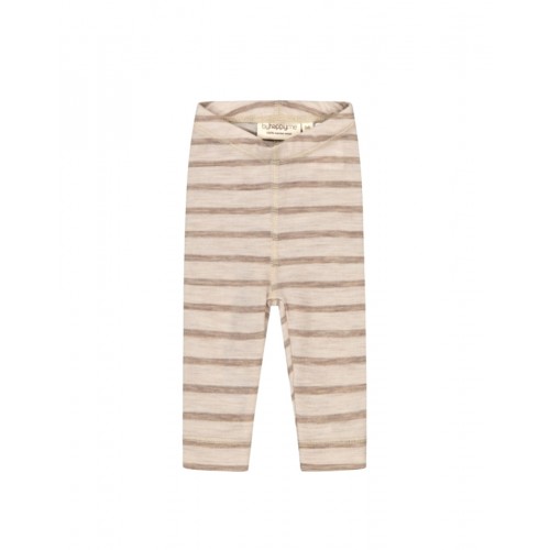 Leggins 1x1 Rib 100 Merino Uld Oeko-texâ 62 Nature Beige Melange