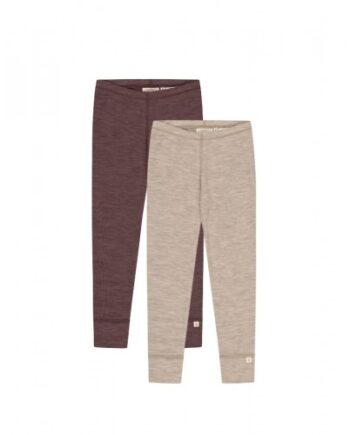 Leggins   1x1 Rib   100  Merino Uld  Oeko-texâ   -pak