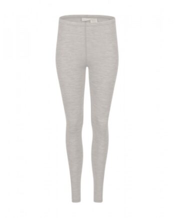 Leggings Til Dame   100  Merino Uld  1x1 Rib Nature Melange
