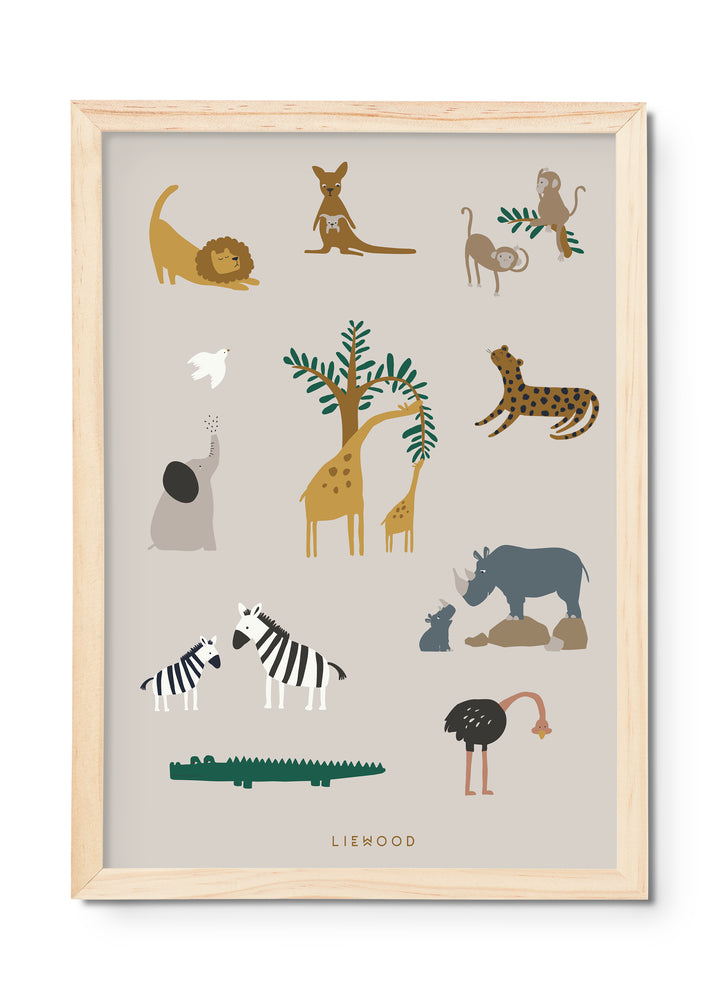 Liewood Beverly Plakat All Together   Sandy