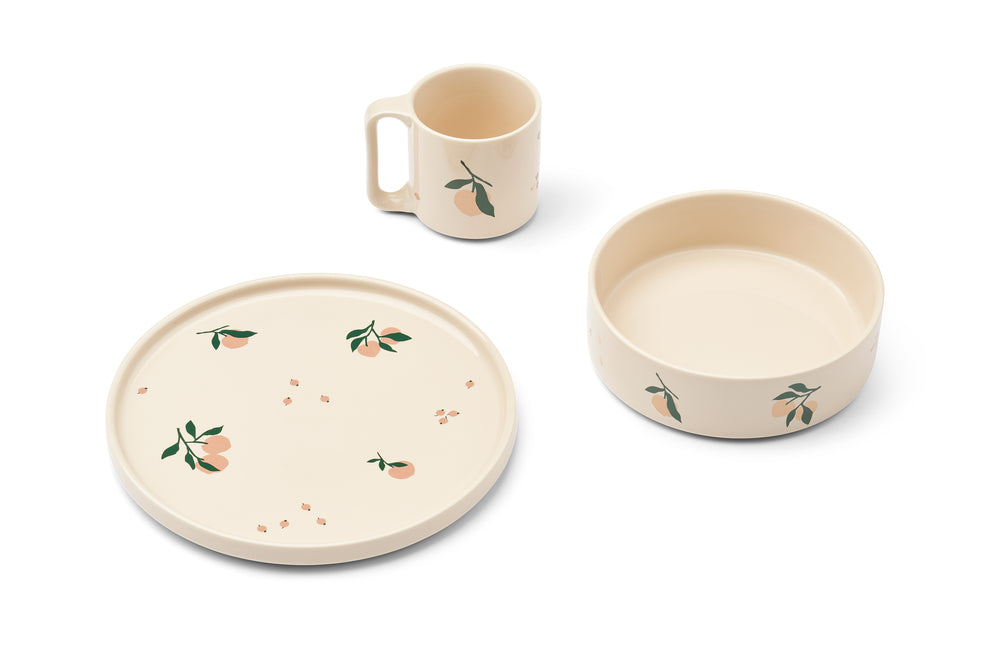 Liewood Camren Porcelain Tableware Set Peach