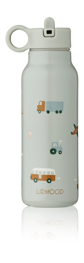 Liewood Falk Vandflaske Vehicles   Dove Blue Mix