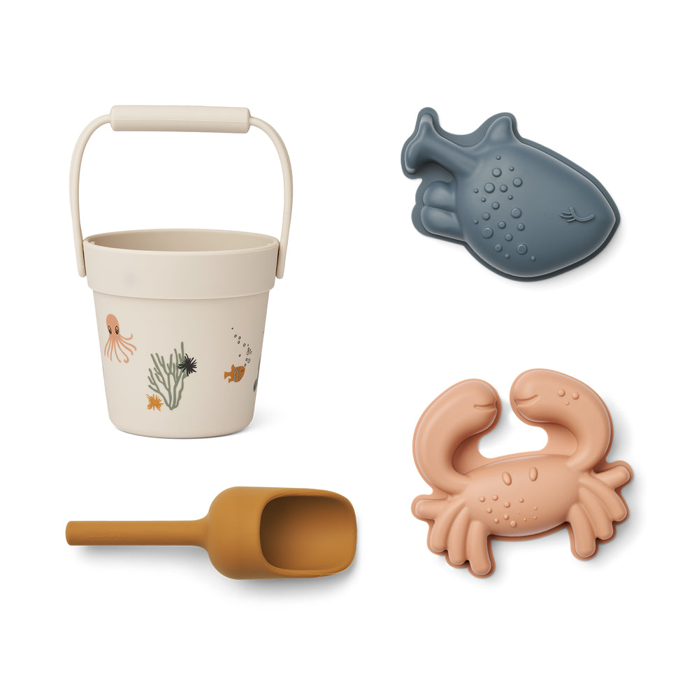 Liewood Kit Mini Strandsæt Sea Creature   Sandy