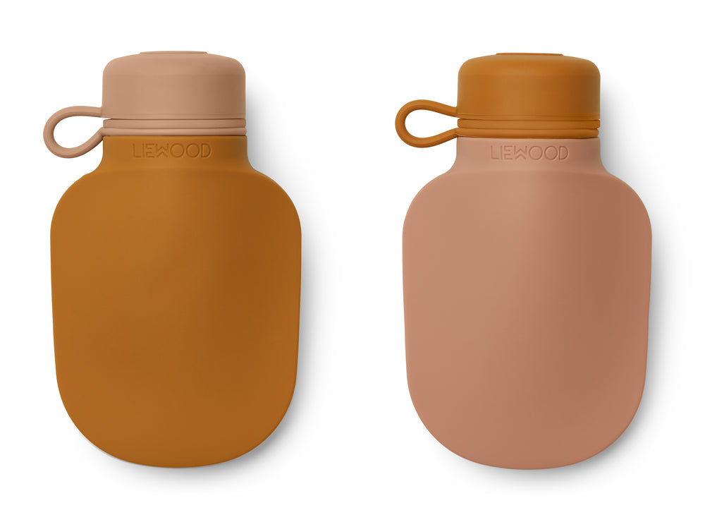Liewood Silvia Smoothie Flaske Mustard   Dark Rose Mix