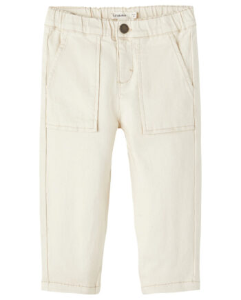 Lil Atelier Ben Loose Twill Pant Turtledove 92 Cm