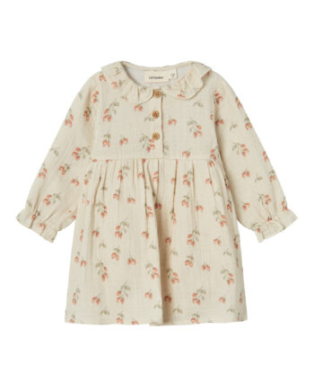 Lil Atelier Biba Body Kjole Turtledove Strawberry 56 Cm