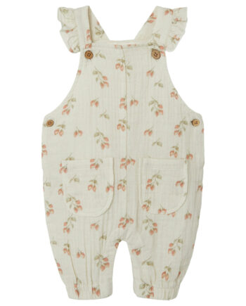 Lil Atelier Biba Loose Overall Turtledeove Strawberry 56 Cm