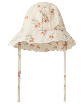 Lil Atelier Biba Sommerhat Turtledove   Strawberry 34-39    -  Mdr