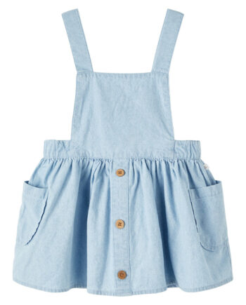 Lil Atelier Daley Cowboy Kjole Light Blue Denim 92 Cm