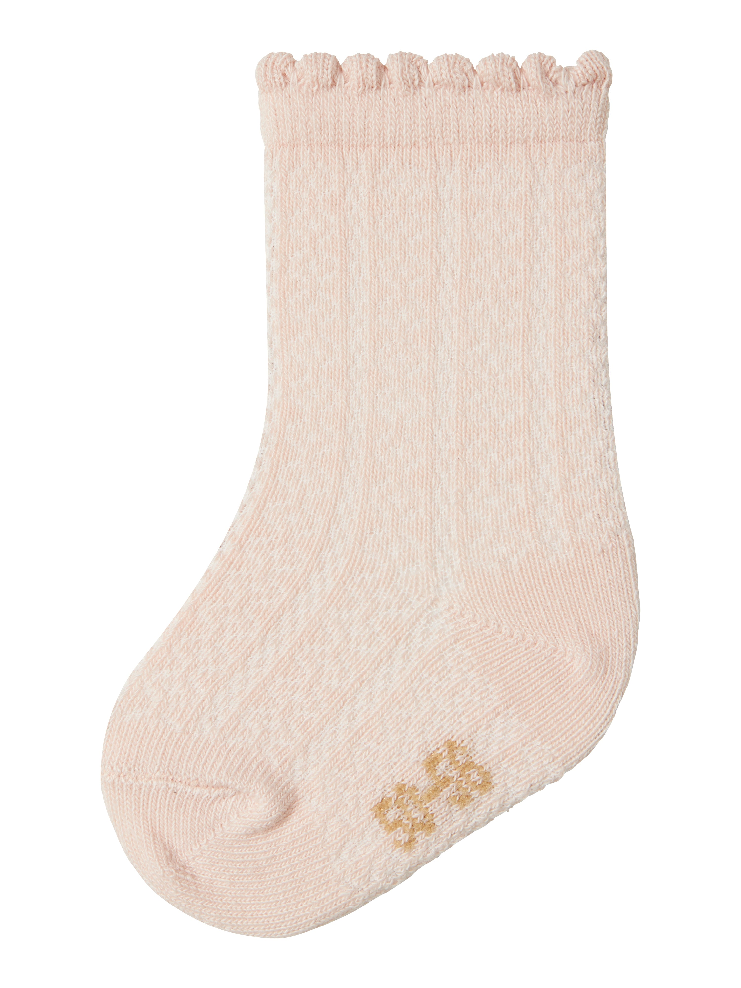 Lil Atelier Dalfi Knee Socks Peach Whip 50 56