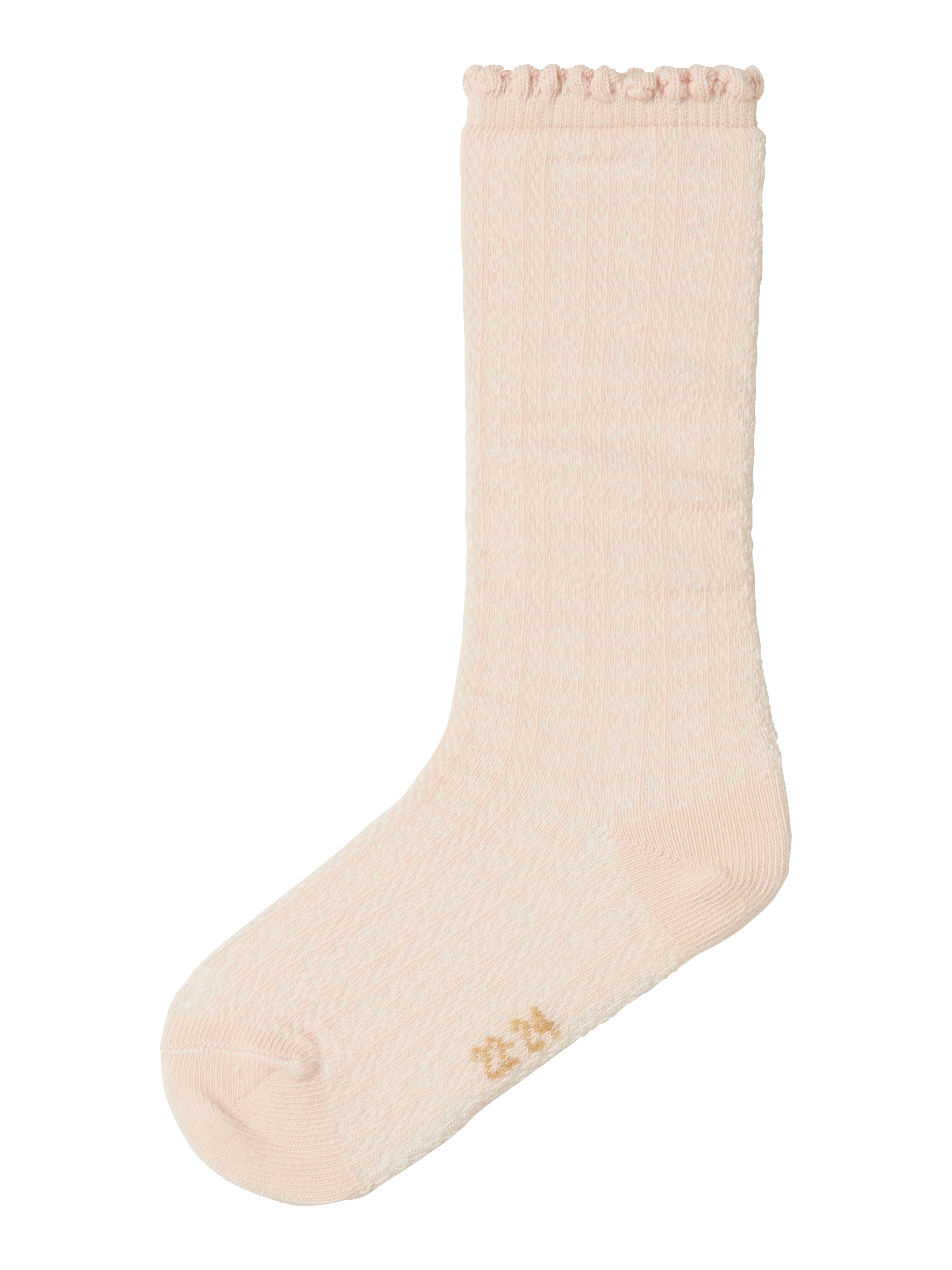 Lil Atelier Dalfi Knee Socks Peach Whip 19 21