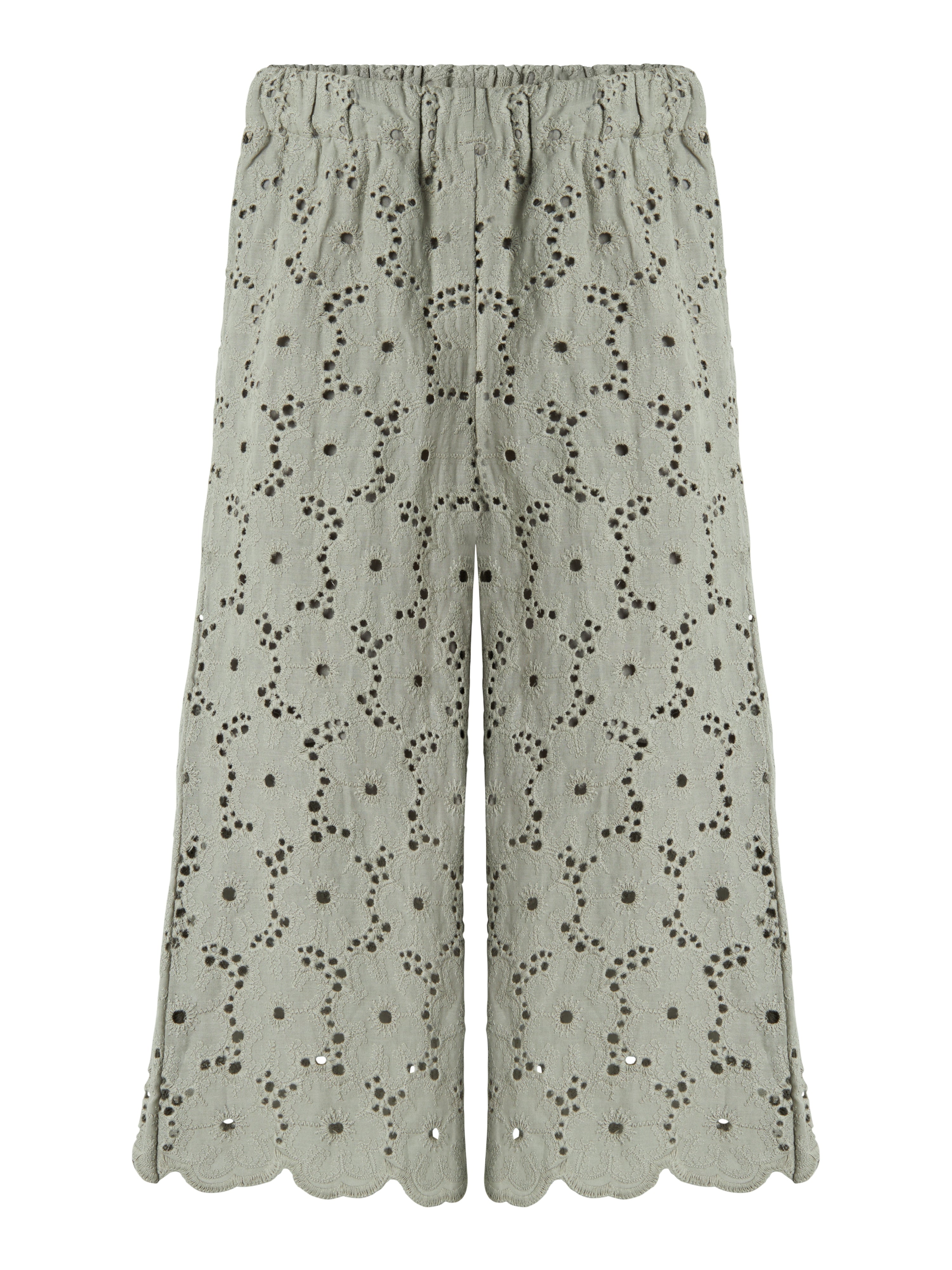Lil Atelier Dally Wide Pants Forest Fog 92 Cm