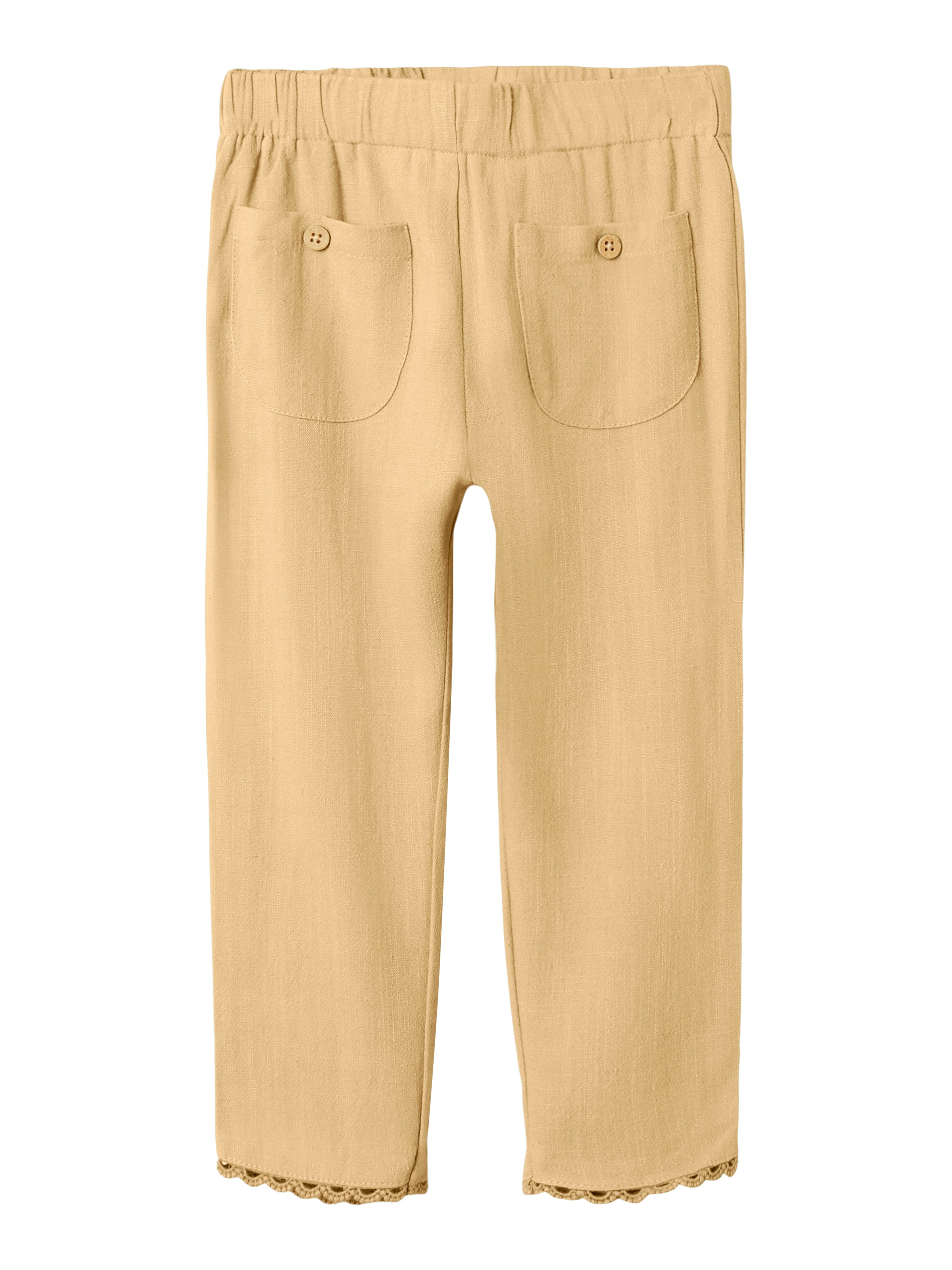 Lil Atelier Damla Loose Pants Taos Taupe 92 Cm