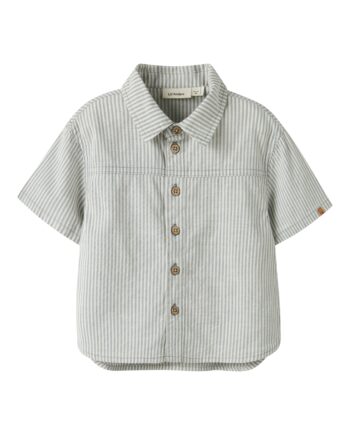 Lil Atelier Darko Ss Loose Shirt Coconut Milk 92 Cm