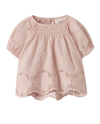 Lil Atelier Dayna Ss Loose Shirt Peach Whip 68 Cm