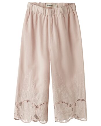 Lil Atelier Dayna Wide Ancle Pants Peach Whip 92 Cm