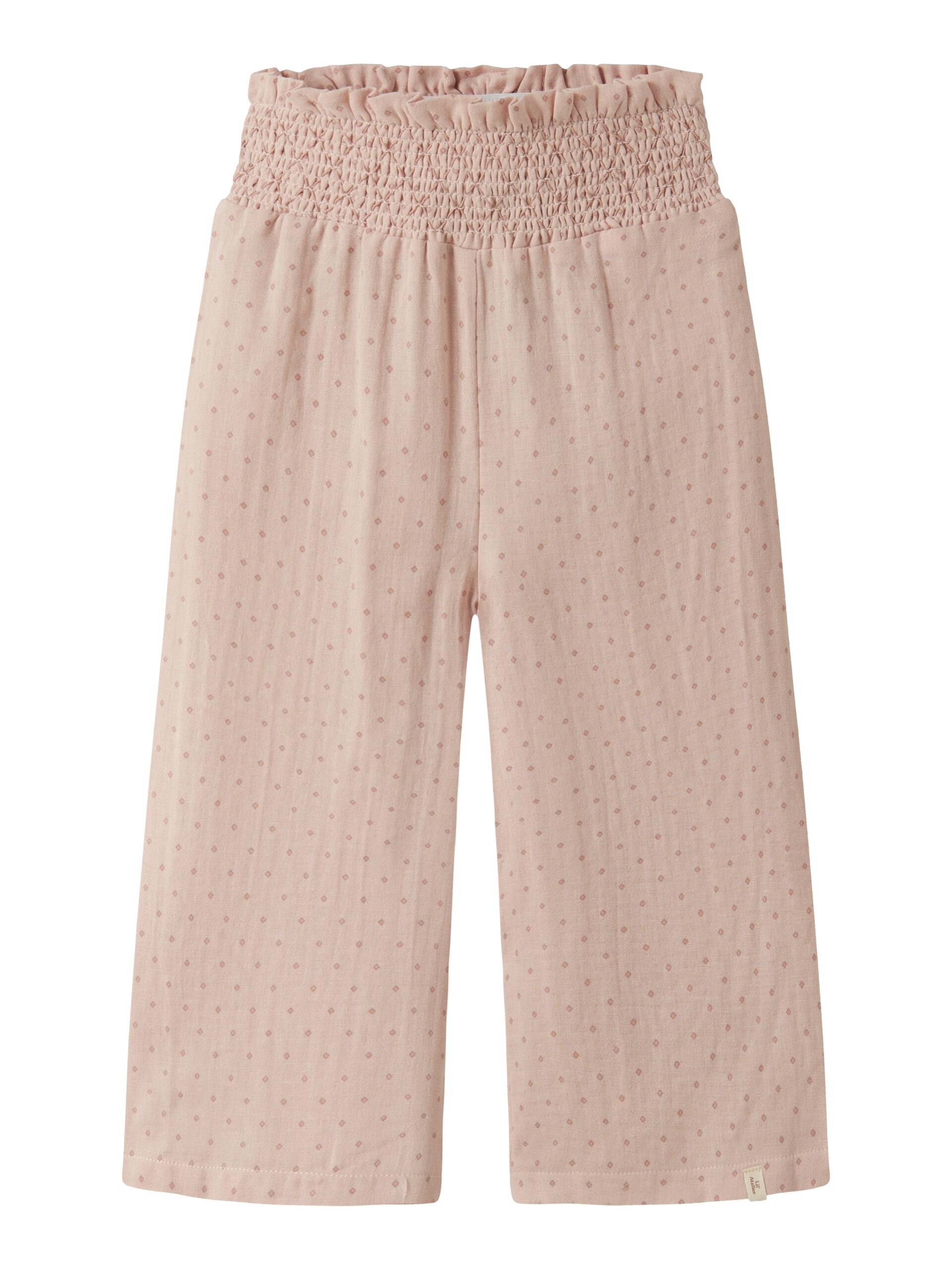 Lil Atelier Dembe Wide Pants Peach Whip 92 Cm