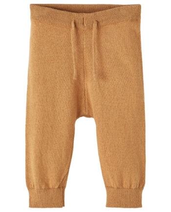 Lil Atelier Dija Loose Knit Pants Chipmunk 56 Cm