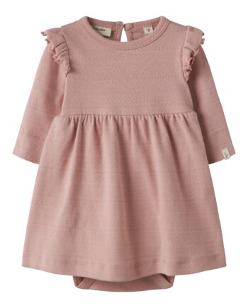 Lil Atelier Dimia Ls Body Dress Misty Rose 56 Cm