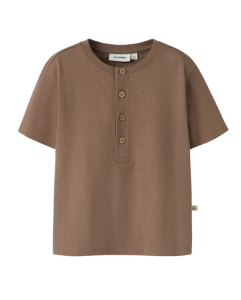 Lil Atelier Dolan Ss Loose Top Coca Mocha 92 Cm