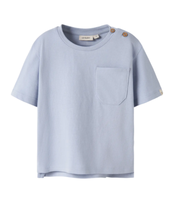 Lil Atelier Dolan Ss Loose Top Zen Blue 92 Cm