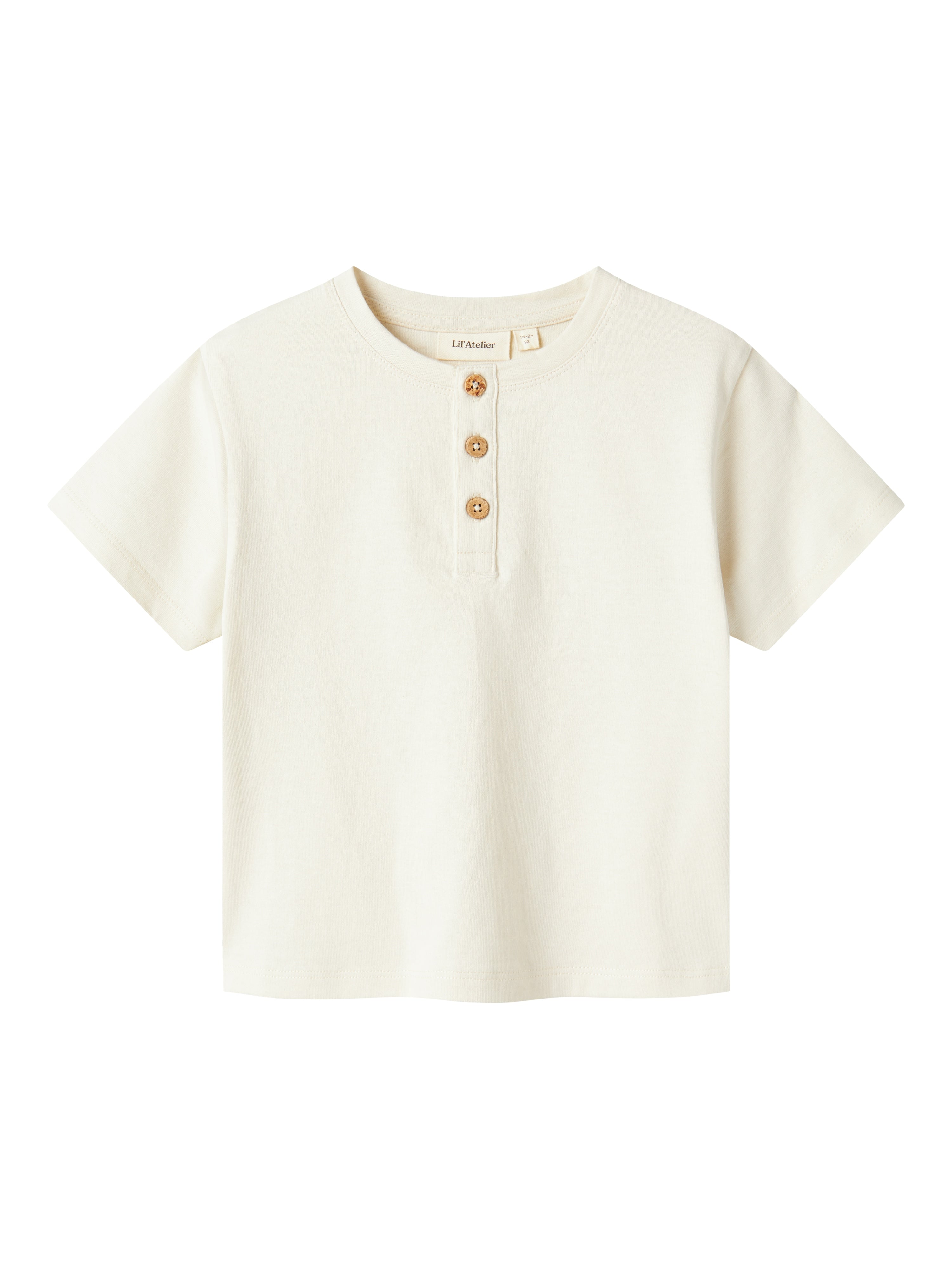 Lil Atelier Dolan Ss Top Turtledove 92 Cm