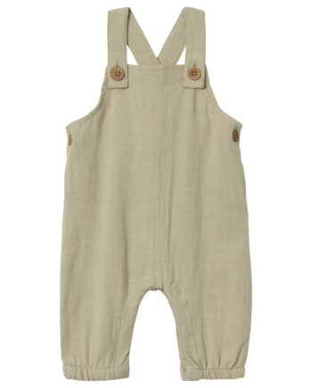 Lil Atelier Dolie Fin Loose Overall Moss Grey 56 Cm