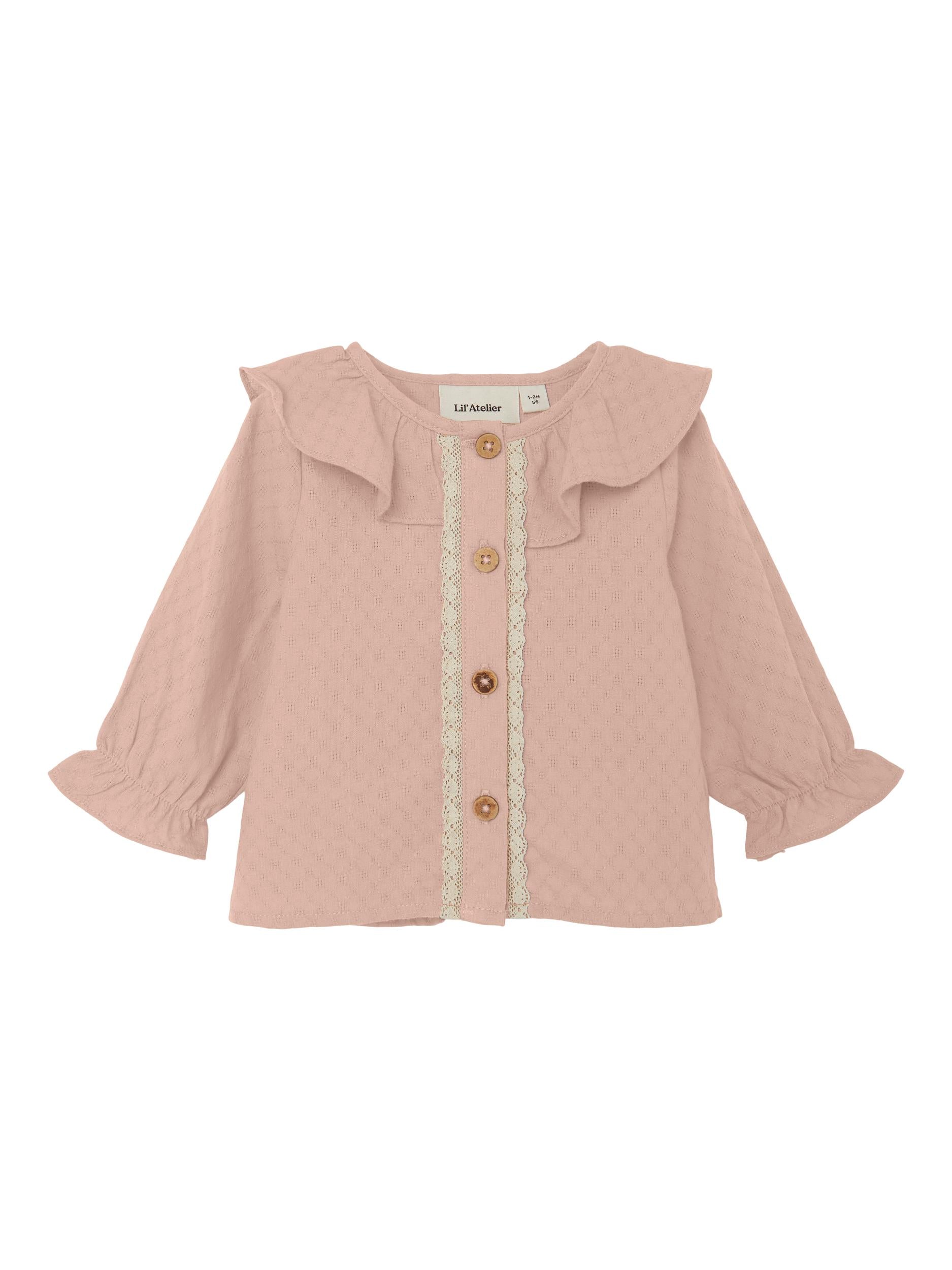 Lil Atelier Dolly Loose Shirt Rose Dust 56 Cm