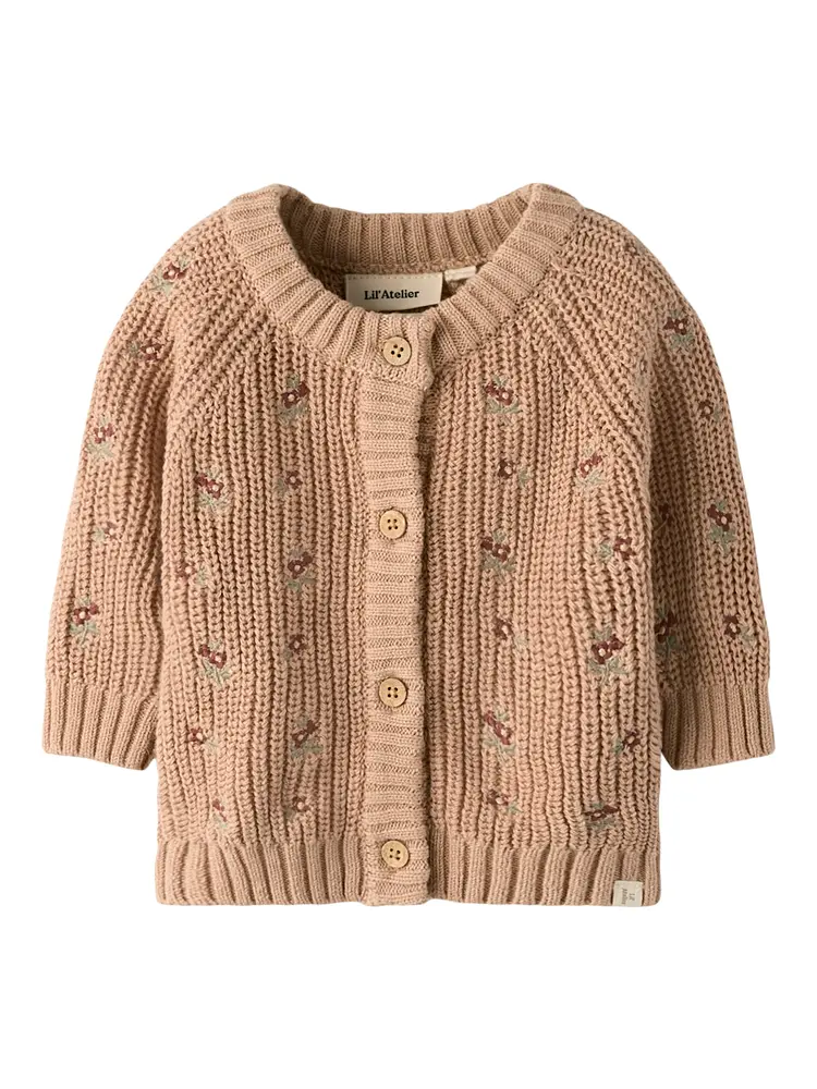 Emlen Langærmet Strik Cardigan Roebuck 80