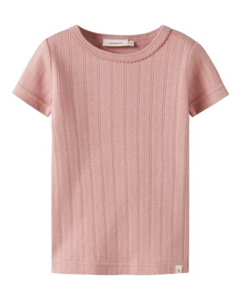 Lil Atelier Falina Ss Slim Top Misty Rose 92 Cm