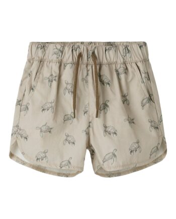Lil Atelier Fandyn Loose Swim Shorts Oxford Tan 92 Cm