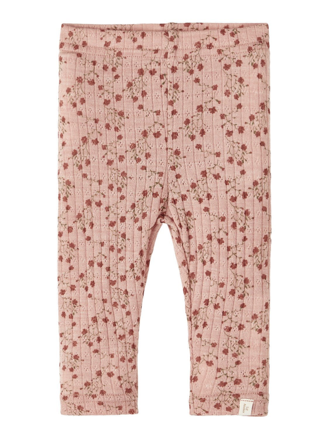 Lil Atelier Farga Wool Slim Leggings Roebock 56 Cm